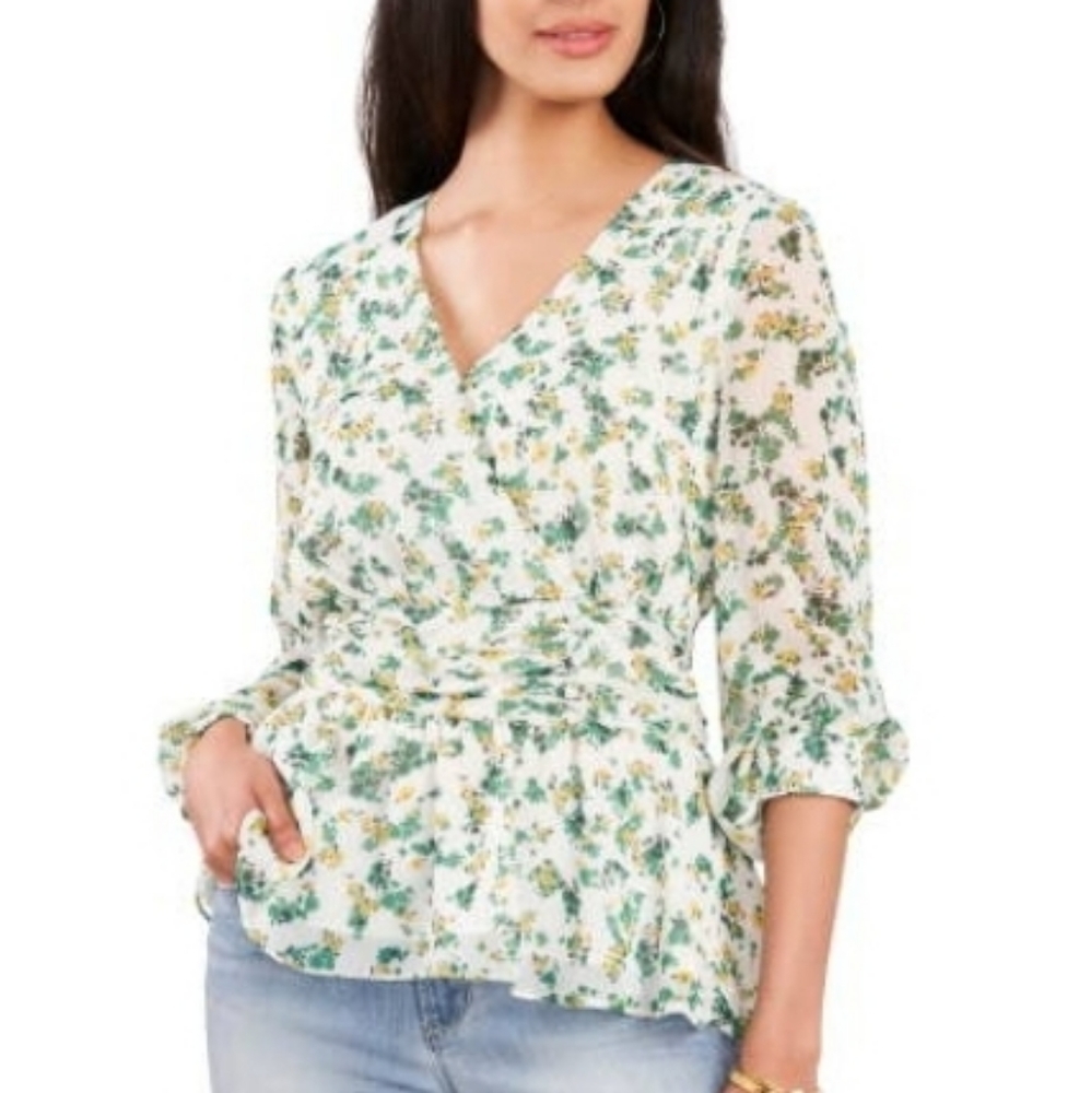 Vince Camuto floral blouse